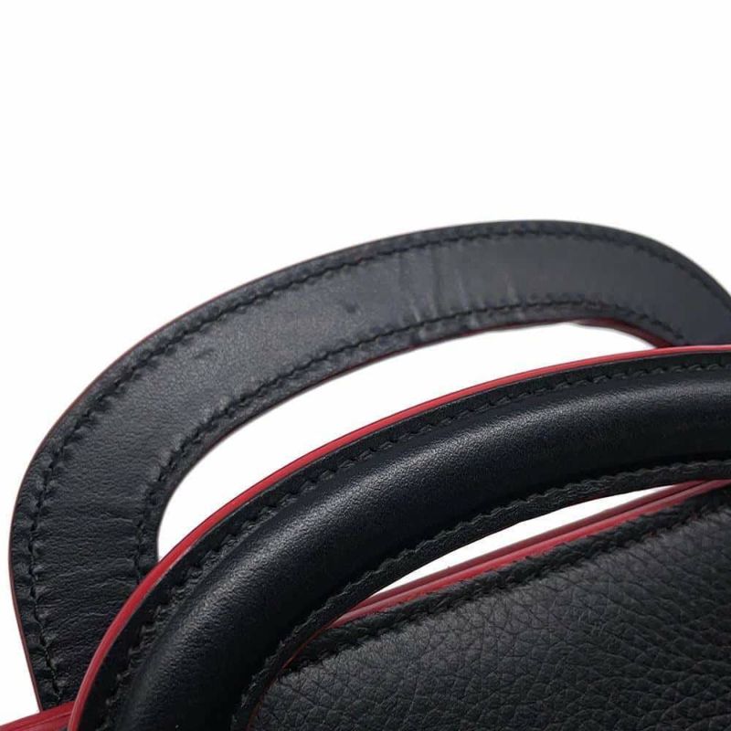 クリスチャン・ルブタン ハンドバッグ トリックトラック スモール スパイクスタッズ 1165005 Christian Louboutin クラッチ 3wayバッグ 黒