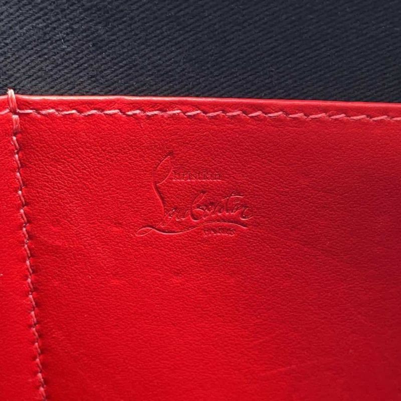 クリスチャン・ルブタン ハンドバッグ トリックトラック スモール スパイクスタッズ 1165005 Christian Louboutin クラッチ 3wayバッグ 黒