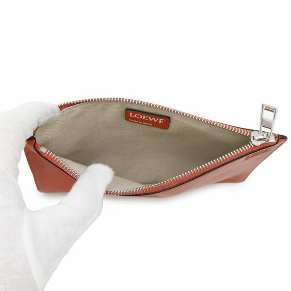 ロエベ ポーチ アナグラム レザー LOEWE セール品 安心保証
