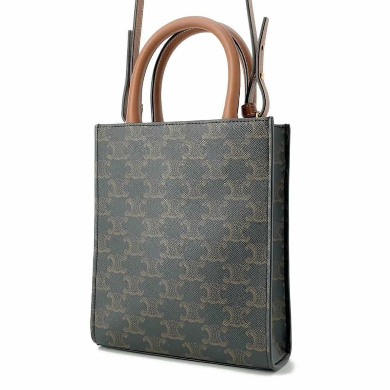 セリーヌ ハンドバッグ トリオンフ ミニ バーティカル カバ 194372 CELINE バッグ 2wayショルダーバッグ