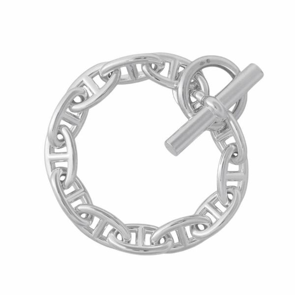 エルメス ブレスレット シェーヌダンクルGM 12コマ SV925シルバー HERMES ジュエリー