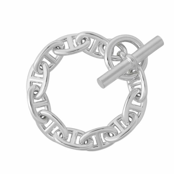 エルメス ブレスレット シェーヌダンクルTGM 11コマ SV925シルバー HERMES ジュエリー