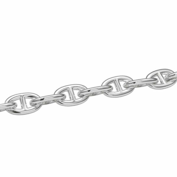 エルメス ブレスレット シェーヌダンクルTGM 11コマ SV925シルバー HERMES ジュエリー