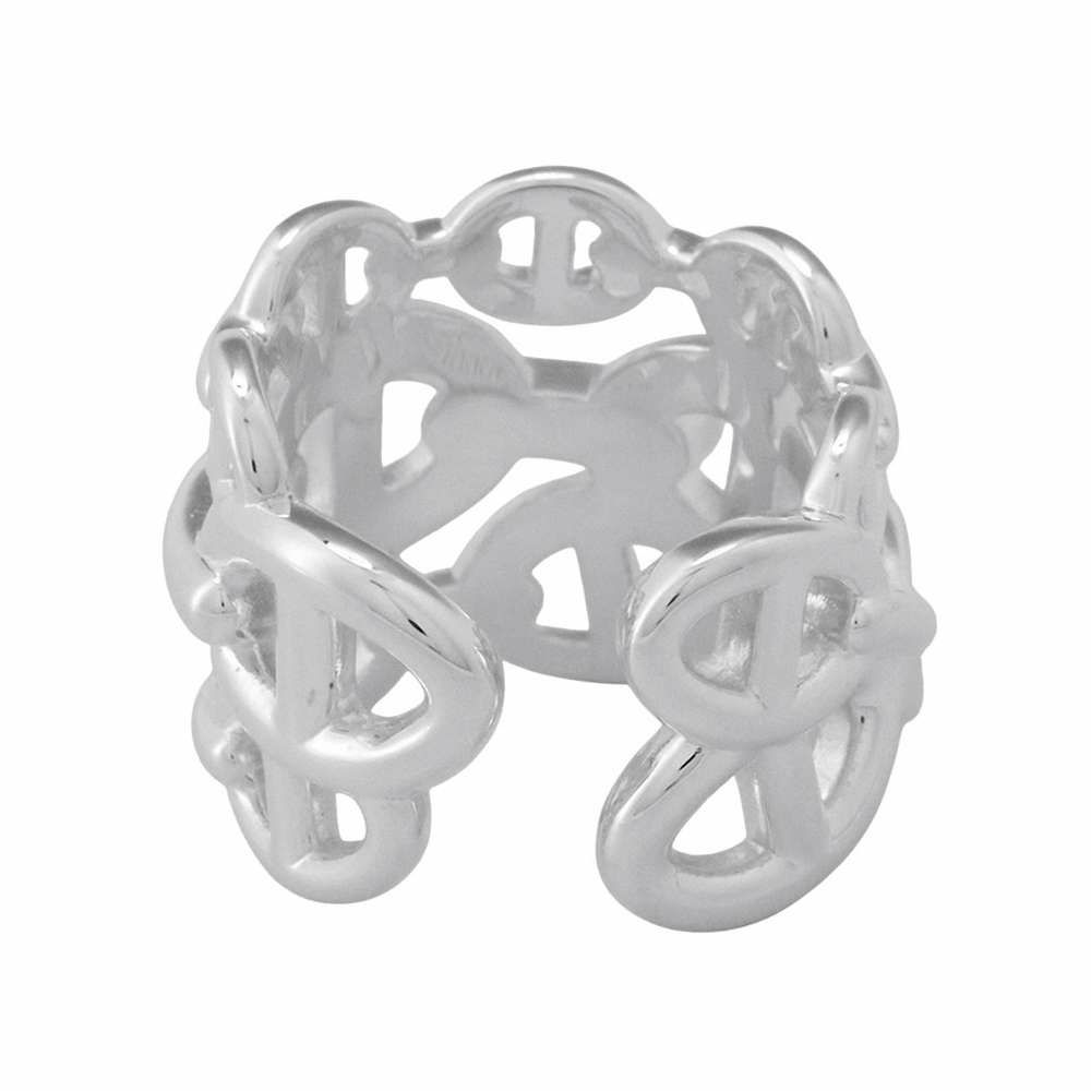 エルメス リング シェーヌダンクル アンシェネGM Enchainee SV925シルバー リングサイズ52 HERMES