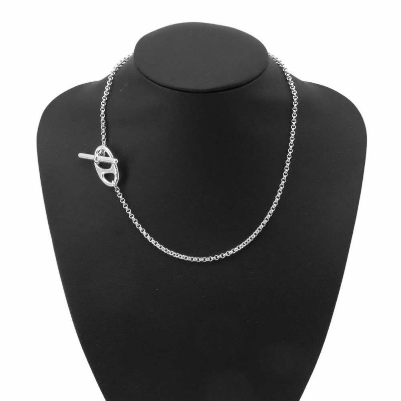 エルメス ネックレス シェーヌダンクル パンク 42cm SV925シルバー HERMES ジュエリー