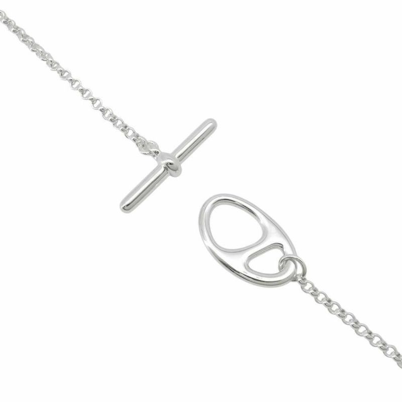 エルメス ネックレス シェーヌダンクル パンク 42cm SV925シルバー HERMES ジュエリー