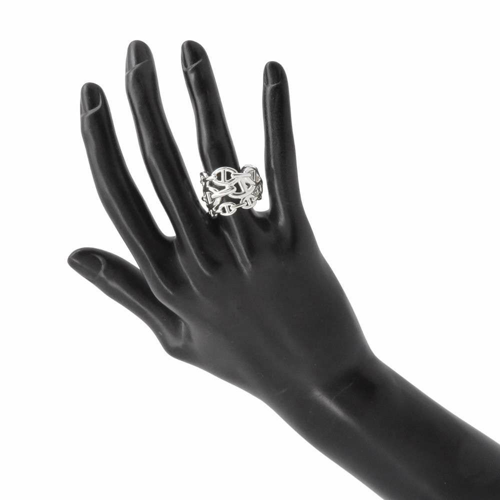 エルメス リング シェーヌダンクル アンシェネGM Enchainee SV925シルバー リングサイズ57 HERMES