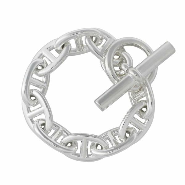 エルメス ブレスレット シェーヌダンクルTGM 10コマ SV925シルバー HERMES ジュエリー