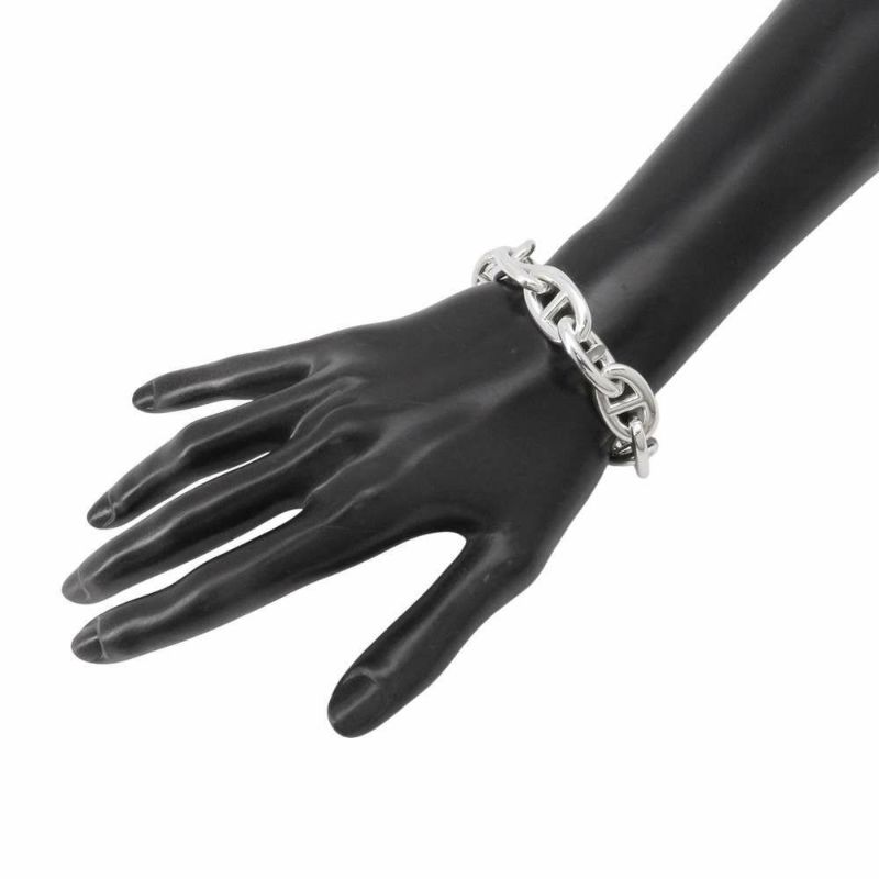 エルメス ブレスレット シェーヌダンクルTGM 10コマ SV925シルバー HERMES ジュエリー