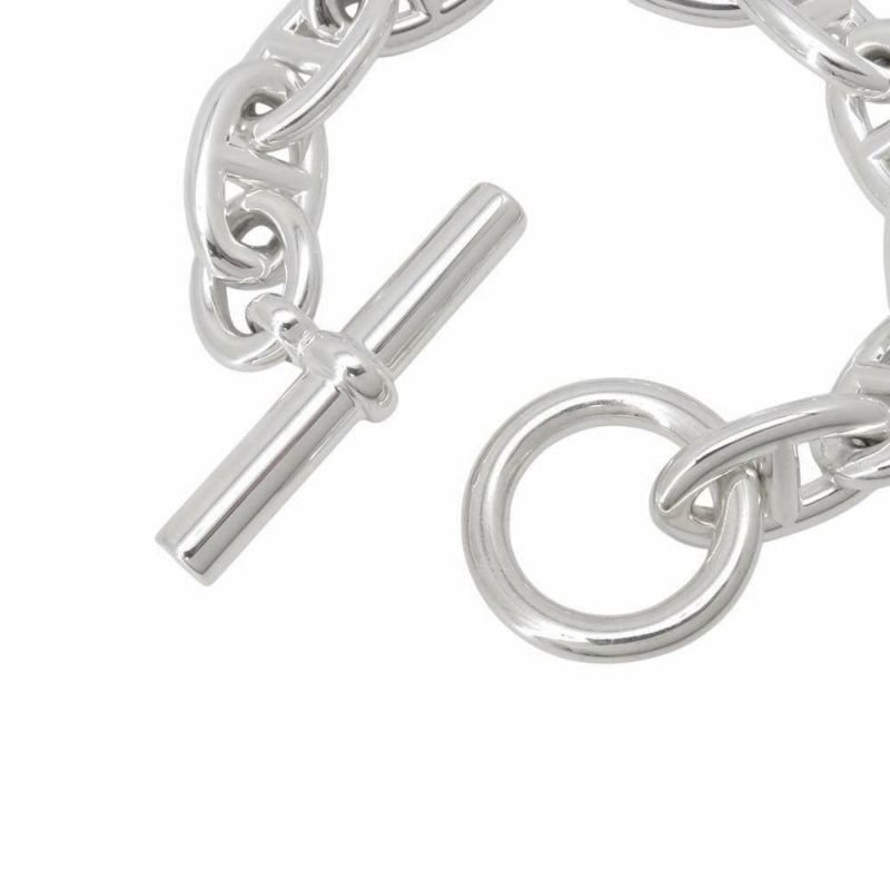 エルメス ブレスレット シェーヌダンクルTGM 10コマ SV925シルバー HERMES ジュエリー