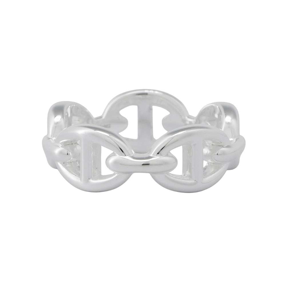 エルメス リング シェーヌダンクル アンシェネPM SV925シルバー リングサイズ53 HERMES ジュエリー