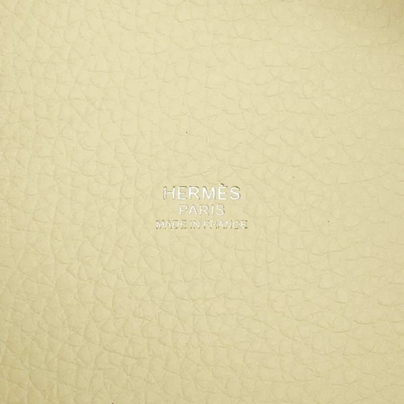 エルメス ハンドバッグ ピコタンロックPM ジョーヌミルトン/シルバー金具 トリヨンクレマンス K刻印