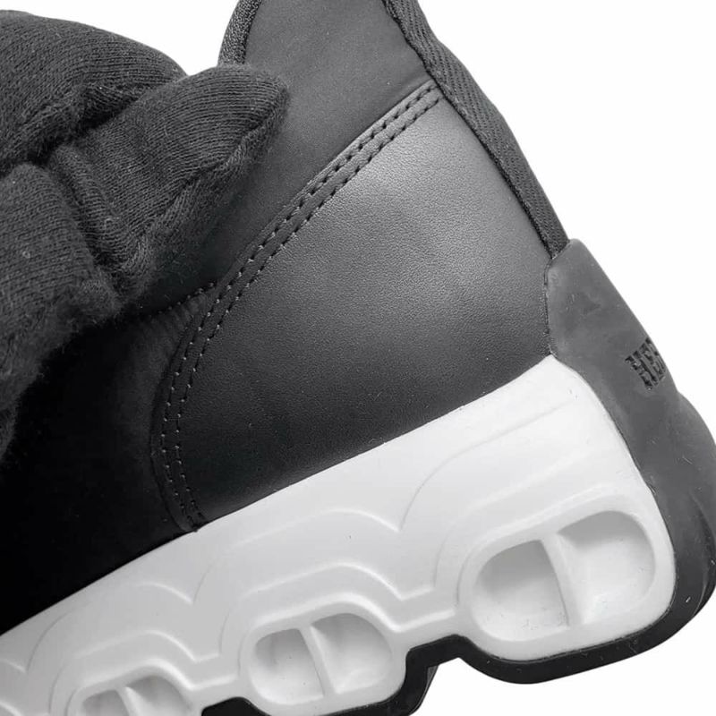 エルメス スニーカー インパルス ナイロン/レザー レディースサイズ35.5 HERMES 靴 黒 白