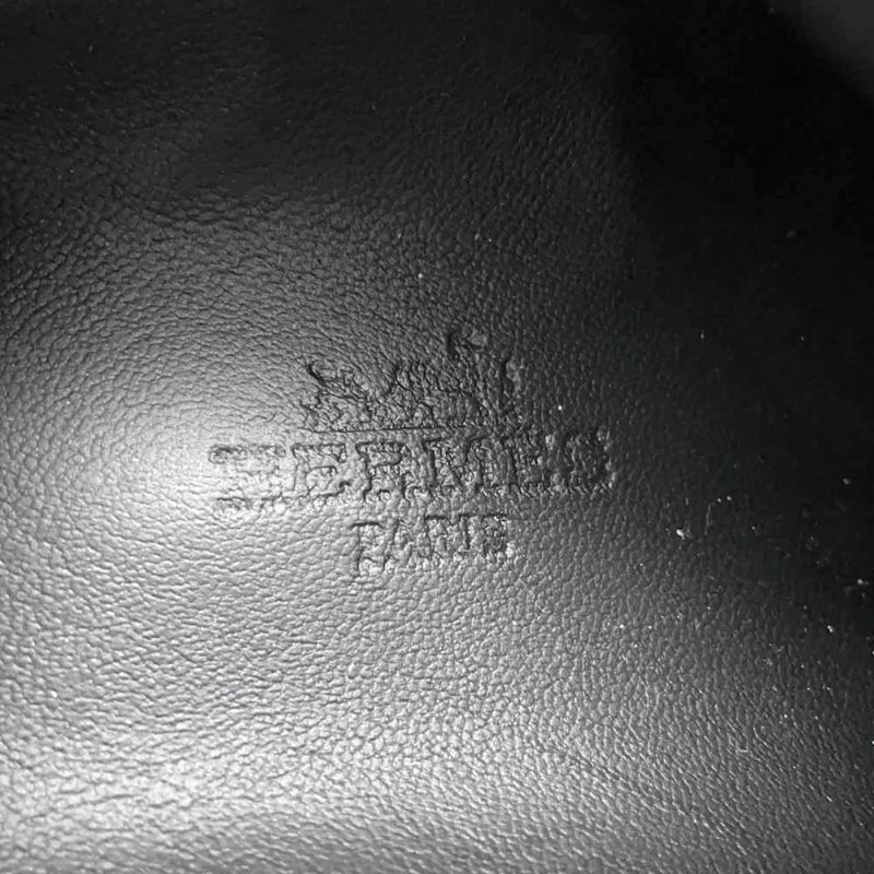 エルメス スニーカー インパルス ナイロン/レザー レディースサイズ35.5 HERMES 靴 黒 白