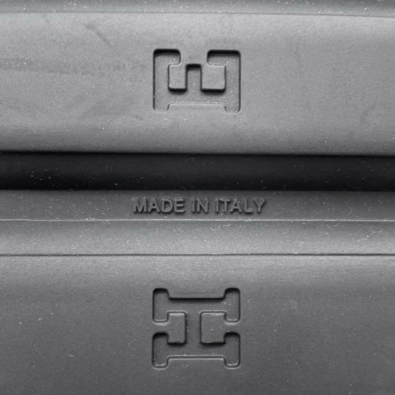 エルメス スニーカー インパルス ナイロン/レザー レディースサイズ35.5 HERMES 靴 黒 白