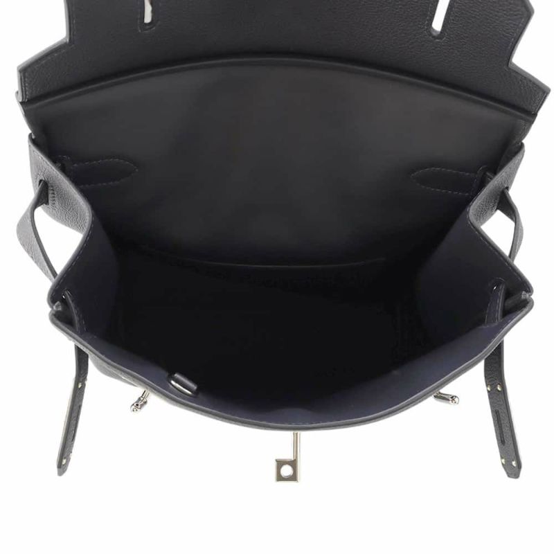 エルメス ボディバッグ ケリー アッカドGM ブルーニュイ/シルバー金具 トゴ B刻印 メンズ