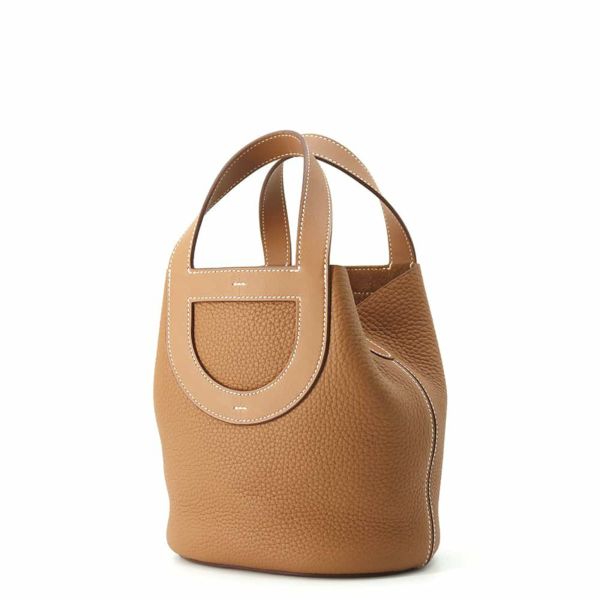 エルメス トートバッグ インザループ 18 ゴールド/シルバー金具