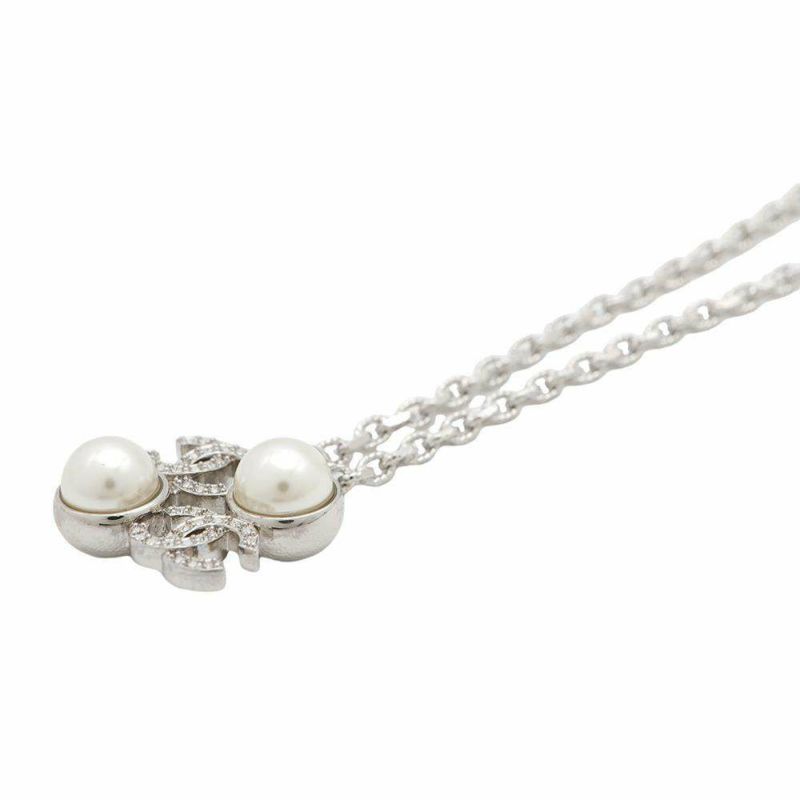 シャネル ネックレス ココマーク ラインストーン フェイクパール I25S ABF723 CHANEL アクセサリー