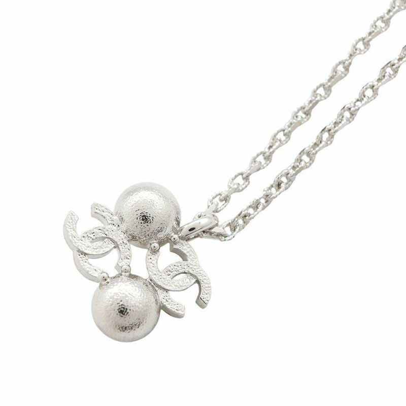 シャネル ネックレス ココマーク ラインストーン フェイクパール I25S ABF723 CHANEL アクセサリー