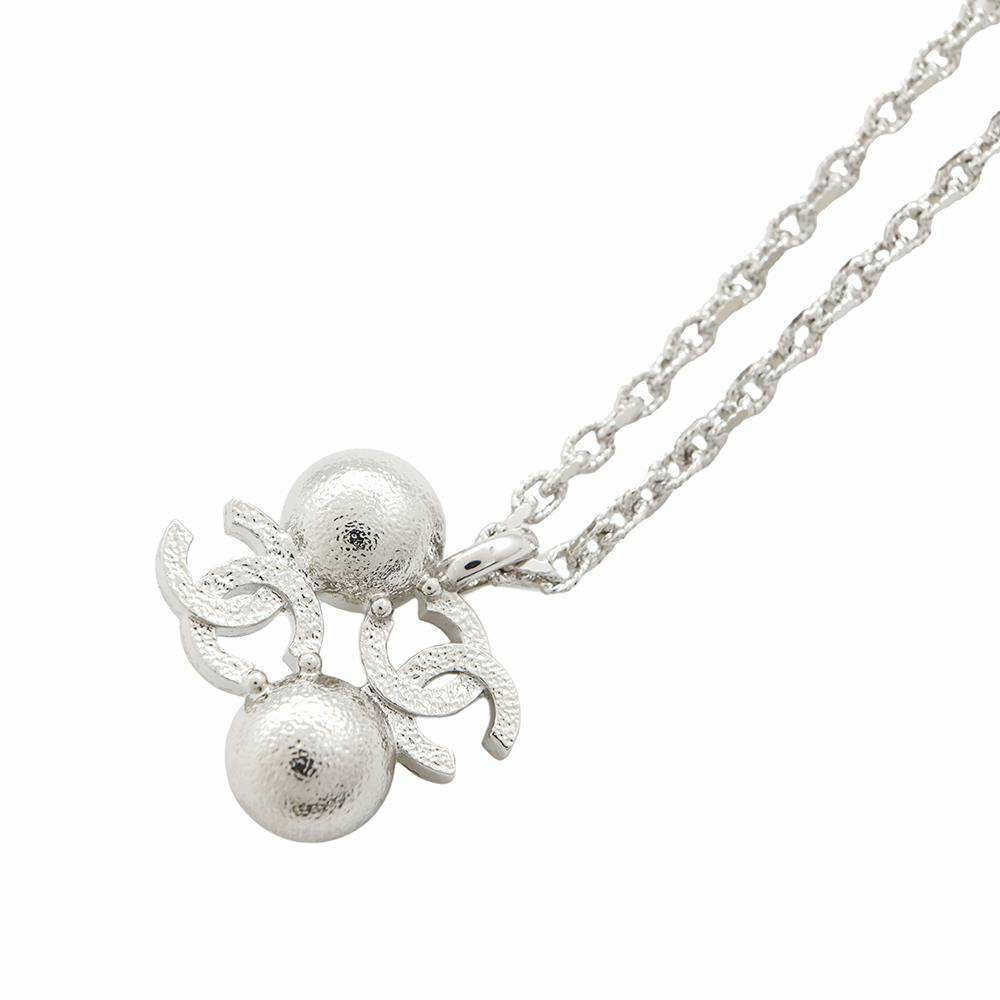 シャネル ネックレス ココマーク ラインストーン フェイクパール I25S ABF723 CHANEL アクセサリー