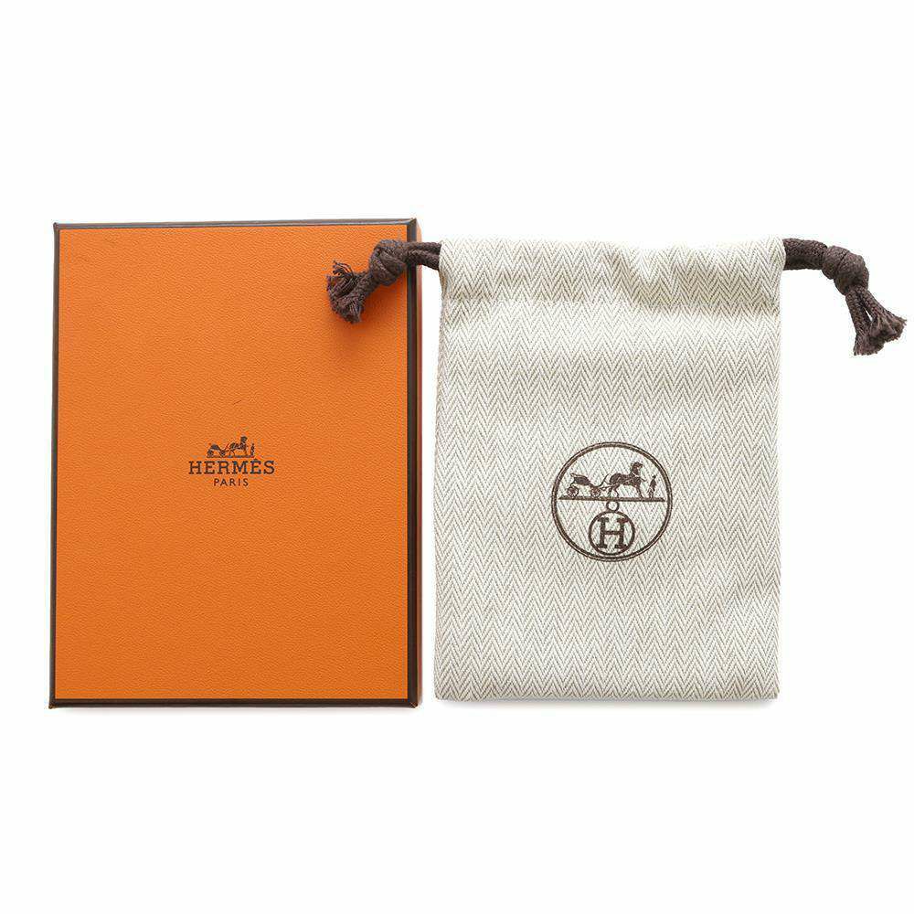 エルメス ネックレス ミニ・ポップアッシュ ブラック/シルバー金具 HERMES アクセサリー