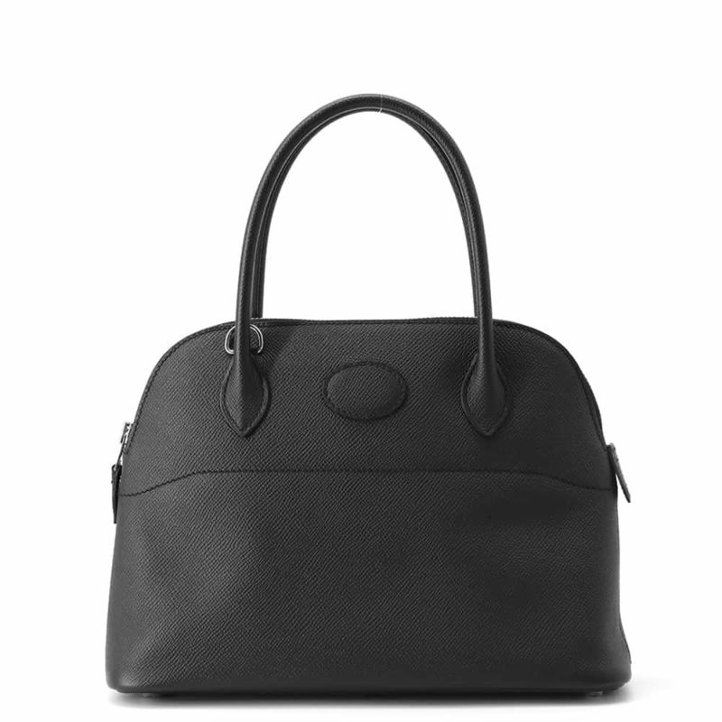 エルメス ハンドバッグ ボリード27 ブラック/シルバー金具 エプソン Y刻印 2wayショルダー 黒