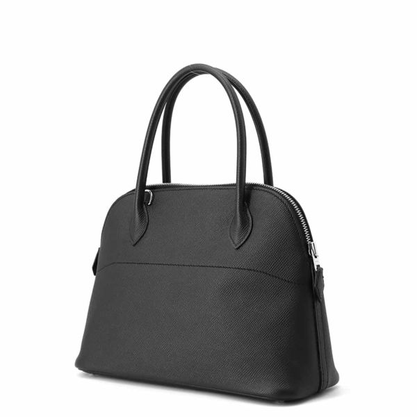 エルメス ハンドバッグ ボリード27 ブラック/シルバー金具 エプソン Y刻印 2wayショルダー 黒