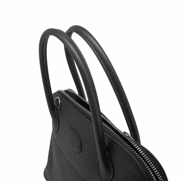 エルメス ハンドバッグ ボリード27 ブラック/シルバー金具 エプソン Y刻印 2wayショルダー 黒