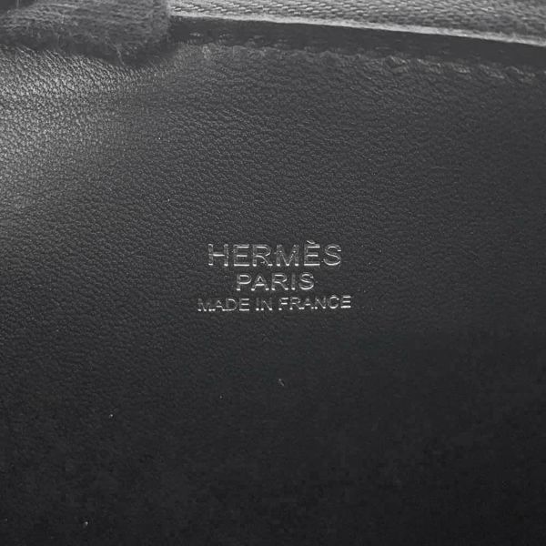 エルメス ハンドバッグ ボリード27 ブラック/シルバー金具 エプソン Y刻印 2wayショルダー 黒