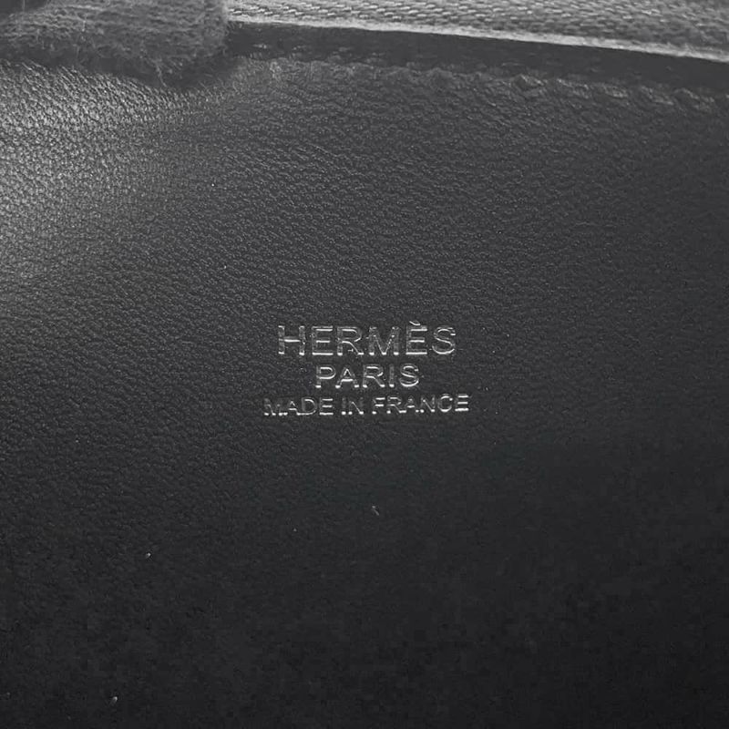 エルメス ハンドバッグ ボリード27 ブラック/シルバー金具 エプソン Y刻印 2wayショルダー 黒