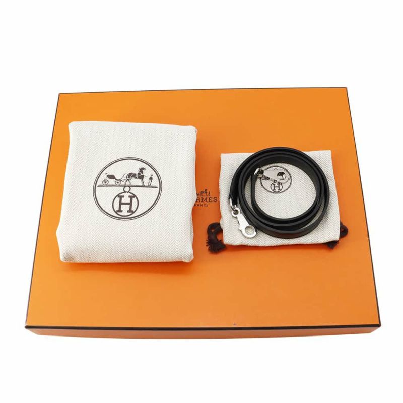 エルメス ハンドバッグ ボリード27 ブラック/シルバー金具 エプソン Y刻印 2wayショルダー 黒