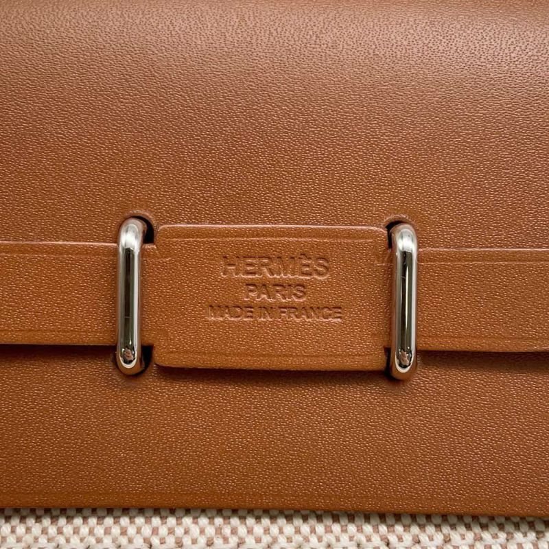 エルメス ショルダーバッグ エールバッグジップ ミニ フォーブ/シルバー金具 トワルミリタリー/ヴァッシュハンター W刻印