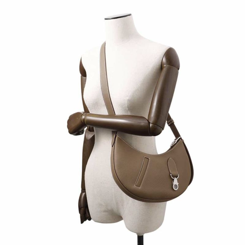 バッグ ショルダーバッグ プティ アルソン エトゥープ/シルバー金具 トゴ/スイフト W刻印 HERMES バッグ