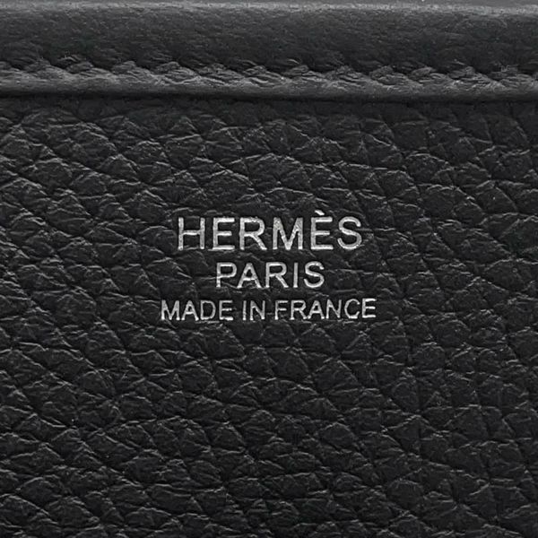 エルメス ショルダーバッグ エブリン3 PM ブラック/シルバー金具 トリヨンクレマンス W刻印 黒