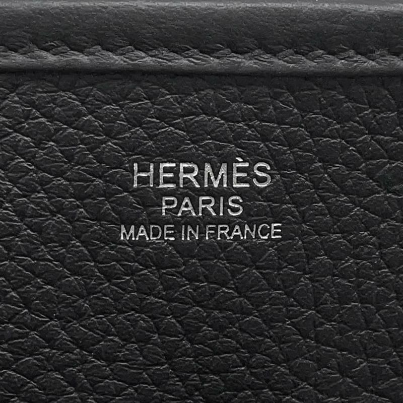 エルメス ショルダーバッグ エブリン3 PM ブラック/シルバー金具 トリヨンクレマンス W刻印 黒