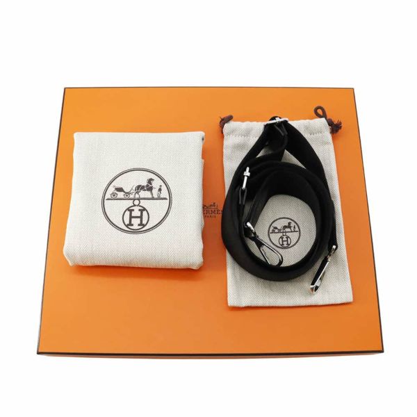エルメス ショルダーバッグ エブリン3 PM ブラック/シルバー金具 トリヨンクレマンス W刻印 黒