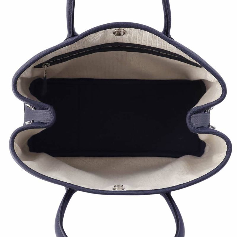 エルメス トートバッグ ガーデンパーティTPM ブルーインディゴ/シルバー金具 ネゴンダ W刻印