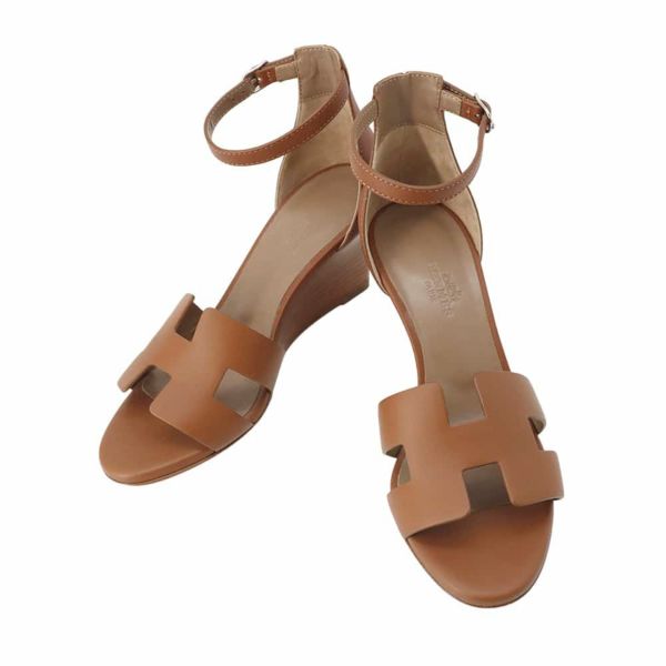 エルメス サンダル レジェンド レザー レディースサイズ35 HERMES 靴