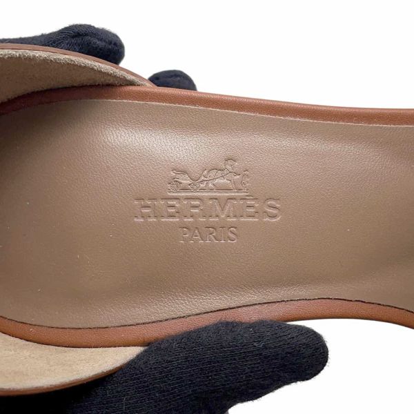 エルメス サンダル レジェンド レザー レディースサイズ35 HERMES 靴