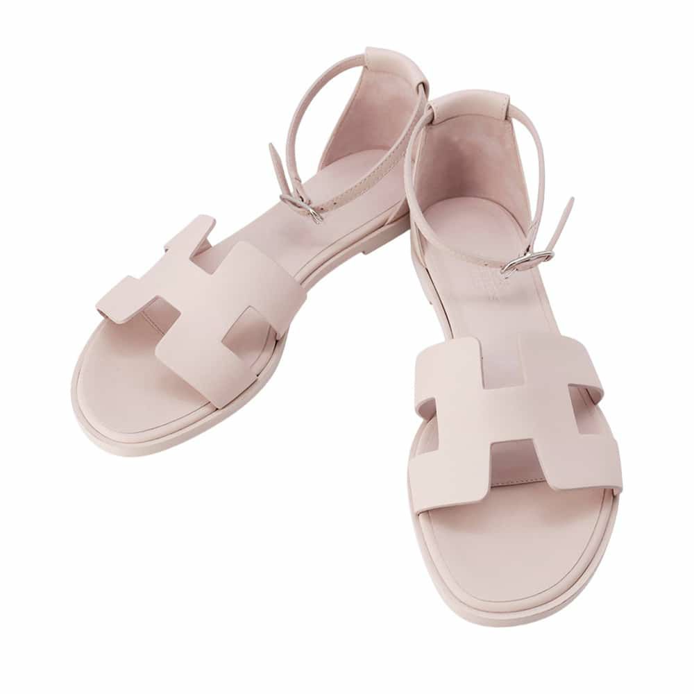 エルメス サンダル サントリーニ デニム レディースサイズ35 HERMES 靴