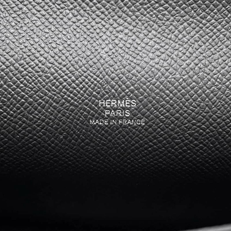 エルメス ショルダーウォレット ナップ トゥーゴー ブラック/シルバー金具 エプソン W刻印 黒