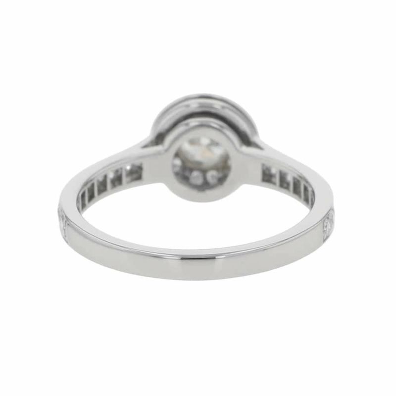 ヴァンクリーフ&アーペル リング イコーヌ ソリティア ダイヤ 29P 中石約0.3ct Pt950 リングサイズ48 VCARG33200 指輪 ジュエリー