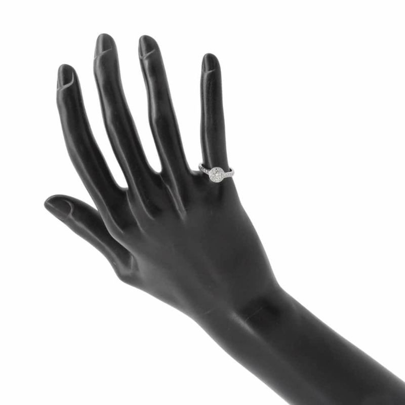 ヴァンクリーフ&アーペル リング イコーヌ ソリティア ダイヤ 29P 中石約0.3ct Pt950 リングサイズ48 VCARG33200 指輪 ジュエリー