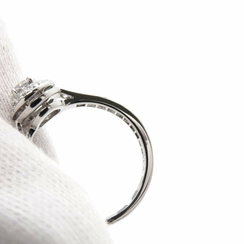 ヴァンクリーフ&アーペル リング イコーヌ ソリティア ダイヤ 29P 中石約0.3ct Pt950 リングサイズ48 VCARG33200 指輪 ジュエリー