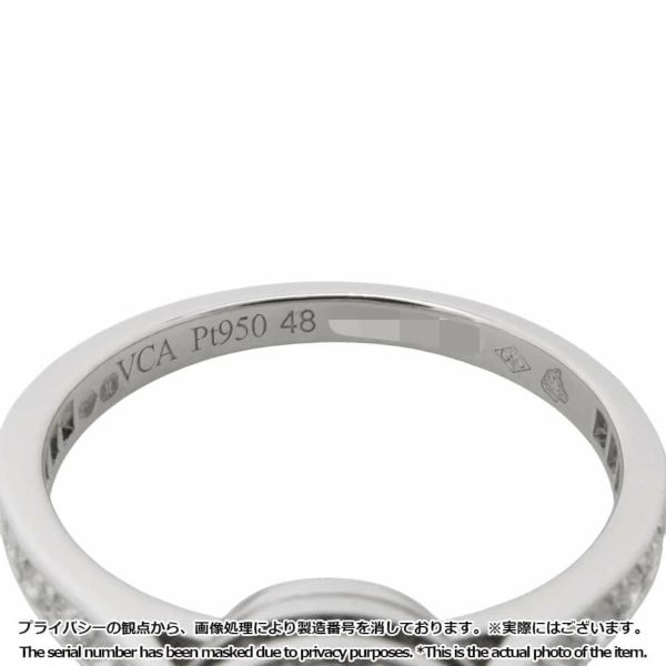 ヴァンクリーフ&アーペル リング イコーヌ ソリティア ダイヤ 29P 中石約0.3ct Pt950 リングサイズ48 VCARG33200 指輪 ジュエリー