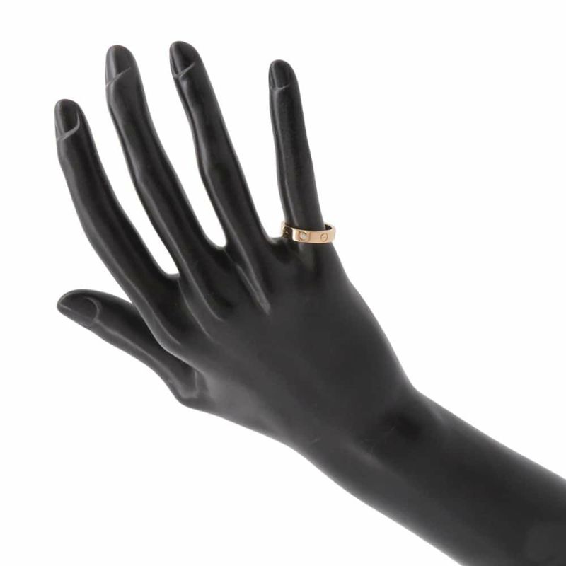 カルティエ リング LOVE リング SM ダイヤモンド 1P 0.02ct K18PG サイズ49 B4050700 ウェディングリング ジュエリー