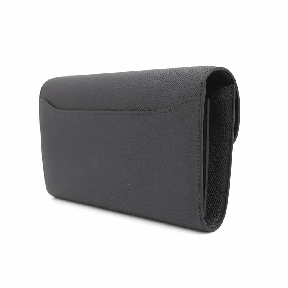 エルメス 長財布 コンスタンス トゥーゴー ロング ブラック/シルバー金具 エプソン K刻印 HERMES 黒