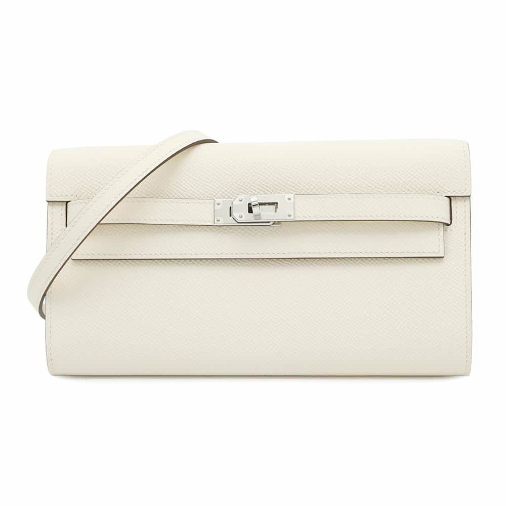 エルメス 長財布 ケリーウォレット トゥーゴー ロング ヴェルソ ナタ/セサミ エプソン B刻印 財布