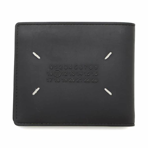 メゾンマルジェラ ニつ折り財布 4ステッチ バイフォールドウォレット S35UI0435 Maison Margiela 黒
