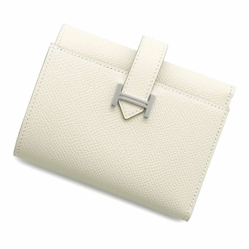 エルメス 三つ折り財布 ベアン コンビネ クレ/シルバー金具 エプソン W刻印 HERMES 財布